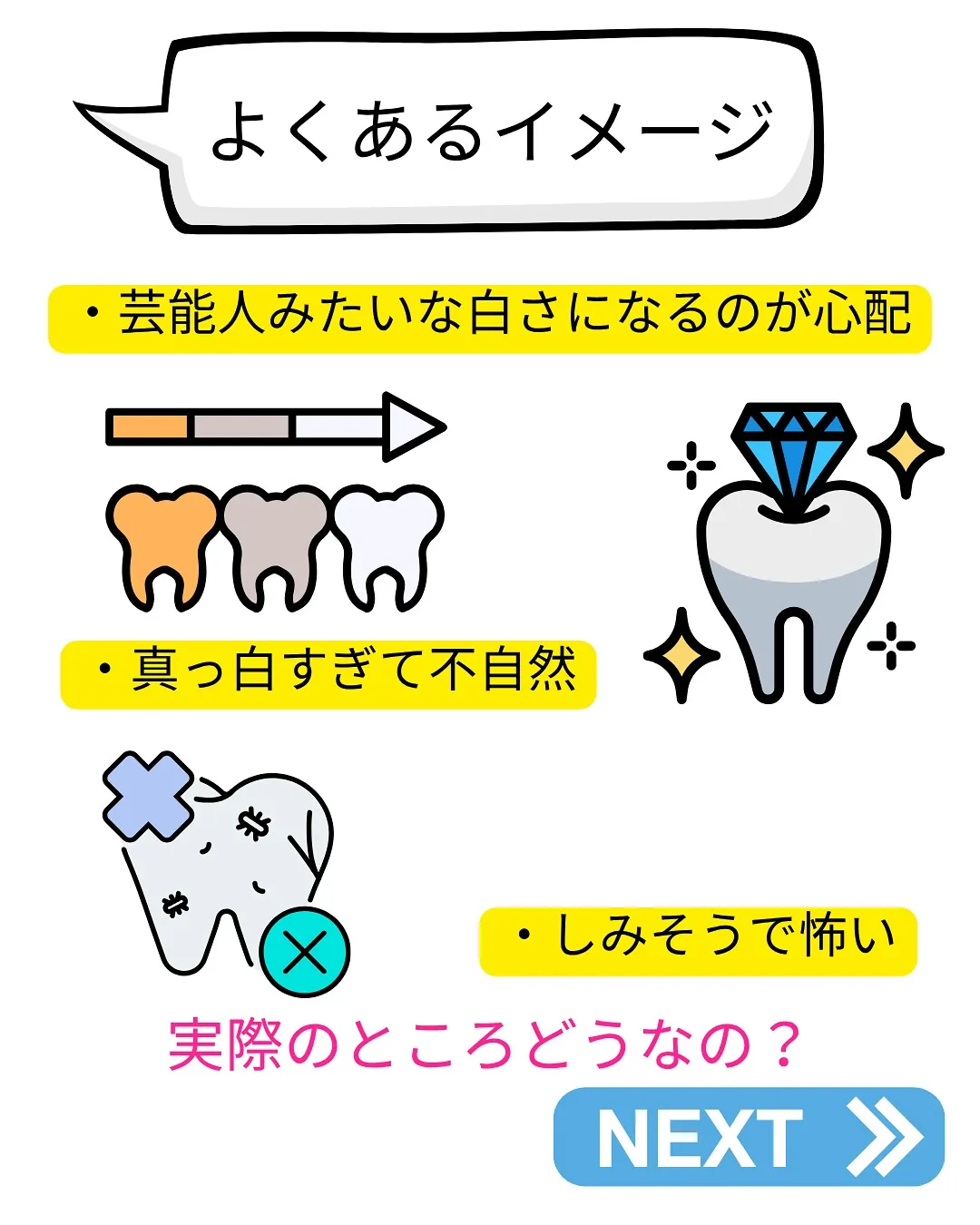 🦷【ホワイトニングの誤解、解消します！】